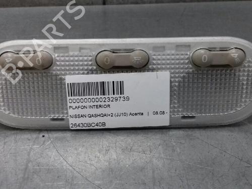 Used Interior roof light NISSAN QASHQAI / QASHQAI +2 I (J10, NJ10, JJ10E) 1.5 dCi (106 hp) 12751586