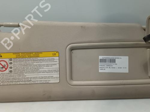 Used Right sun visor MAZDA 3 (BL) 1.6 MZR (BL14) (105 hp) 30697491