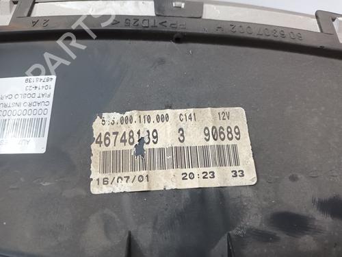 Instrument cluster FIAT DOBLO Box Body/MPV (223_) 1.2 (223ZXA1A) | BP16918709C47 