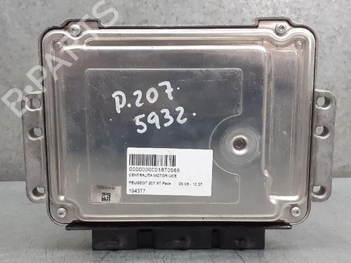 Engine control unit (ECU) PEUGEOT 207 (WA_, WC_)  | BP12858041M57 