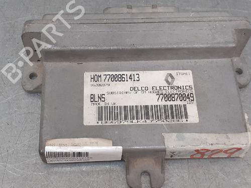 Engine control unit (ECU) RENAULT CLIO II (BB_, CB_) 1.2 (BB0A, BB0F, BB10, BB1K, BB28, BB2D, BB2H, CB0A,... | BP12690792M57 