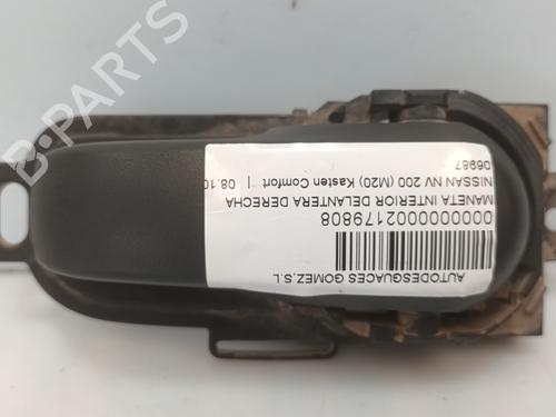 Used Front right interior door handle NISSAN NV200 / EVALIA Bus 1.5 dCi 90 (M20, M20M) (90 hp) 28491544