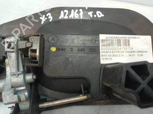 Rear right exterior door handle BMW X3 (E83) xDrive 20 d | BP22899481C130 