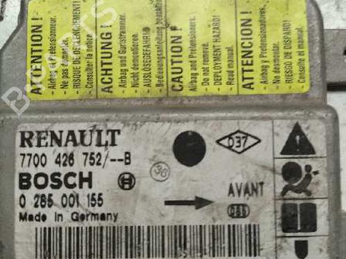 ECU airbags RENAULT CLIO II (BB_, CB_) 1.2 (BB0A, BB0F, BB10, BB1K, BB28, BB2D, BB2H, CB0A,... | BP12701670M53 