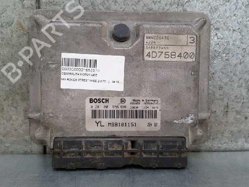 Used Engine control unit (ECU) ROVER STREETWISE Hatchback 2.0 TD (101 hp) 12715673
