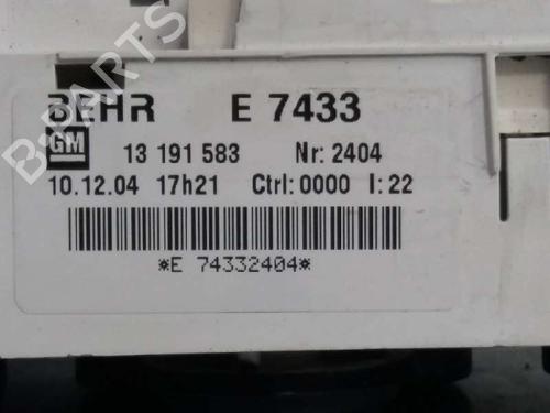 Climate control OPEL MERIVA A MPV (X03) 1.6 16V (E75) | BP12798243I5 