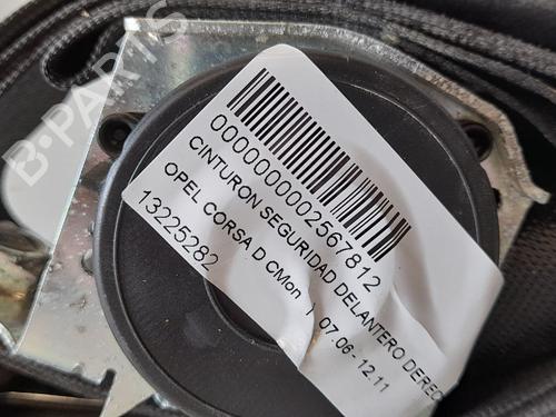 Front right seatbelt OPEL CORSA D (S07) 1.3 CDTI (L08, L68) | BP12766615I25 