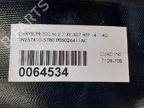 Instrument cluster CHRYSLER 300M (LR) 2.7 V6 24V | BP12697692C47 