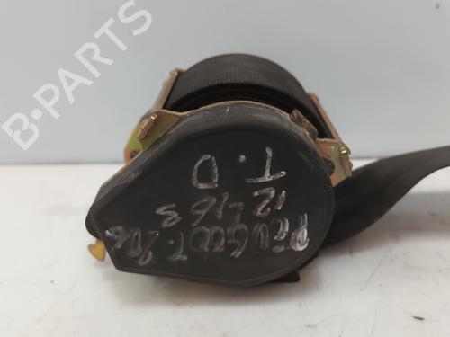 Used Rear right seatbelt PEUGEOT 206 SW (2E/K) 2.0 HDi (90 hp) 26436870