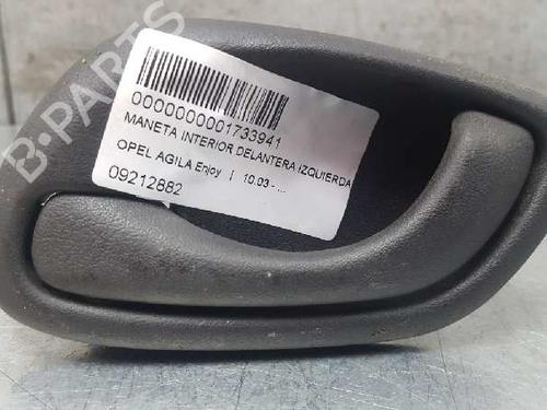 Used Front left interior door handle Front left interior door handle OPEL AGILA A (H00) 1.0 (F68) (60 hp) 12719535 12719535