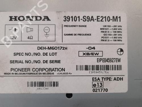Radio HONDA CR-V II (RD_) 2.2 CTDi (RD9) | BP12778891E6 