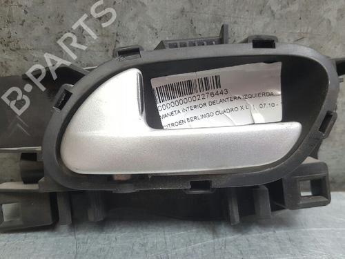 Used Front left interior door handle CITROËN BERLINGO Box Body/MPV (B9) 1.6 HDi 90 4x4 (90 hp) 12749774