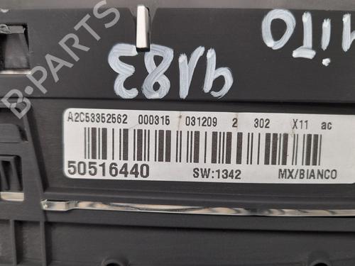 Instrument cluster ALFA ROMEO MITO (955_) 1.3 MultiJet (955AXP1A, 955AYC1A) | BP12779044C47 