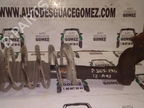 Used Left front shock absorber PEUGEOT 205 II (20A/C) 1.9 Diesel (64 hp) 12798525