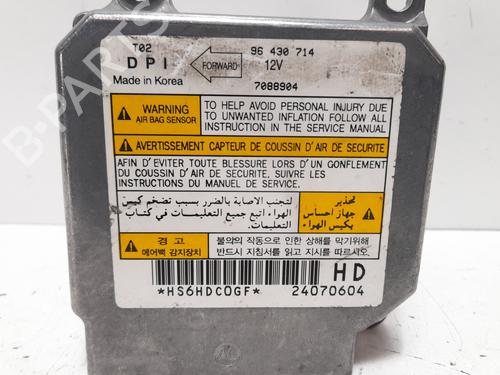 Used ECU airbags CHEVROLET AVEO / KALOS Hatchback (T200) 1.4 16V (94 hp) 12751512