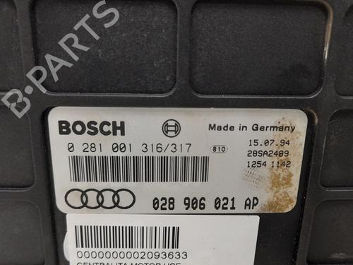 Engine control unit (ECU) AUDI 80 B4 Saloon (8C2) 1.9 TDI | BP12740658M57 