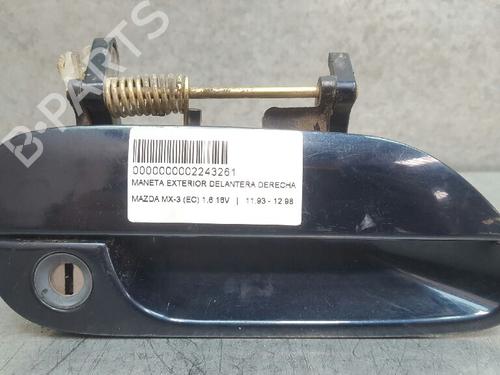Høyre foran utvendig håndtak MAZDA MX-3 (EC) 1.6 i (107 hp) 12748650
