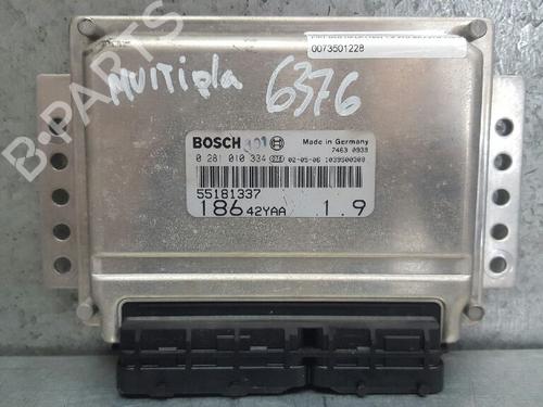 Centralita motor FIAT MULTIPLA (186_) 1.9 JTD 110 (110 hp) 55181337 | 55181337 | 0281010334 | 18632YAA |