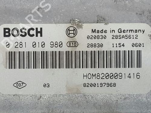 Engine control unit (ECU) RENAULT SCÉNIC I MPV (JA0/1_, FA0_) 1.9 dCi RX4 | BP12733427M57 