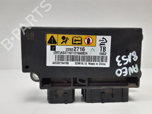 ECU airbags CHEVROLET AVEO Hatchback (T300) 1.4 (101 hp) 22922716 | 22922716 | A2C82134700 |