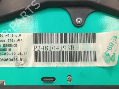Instrument cluster DACIA SANDERO  | BP25492890C47 
