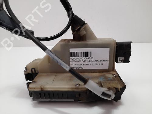 Front right lock PEUGEOT 208 I (CA_, CC_) 1.4 HDi | BP12787974C97 
