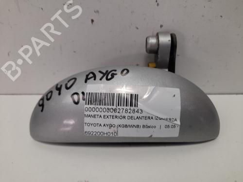 Used Front left exterior door handle TOYOTA AYGO (_B1_) 1.0 (KGB10_, KGB10R) (68 hp) 12777211