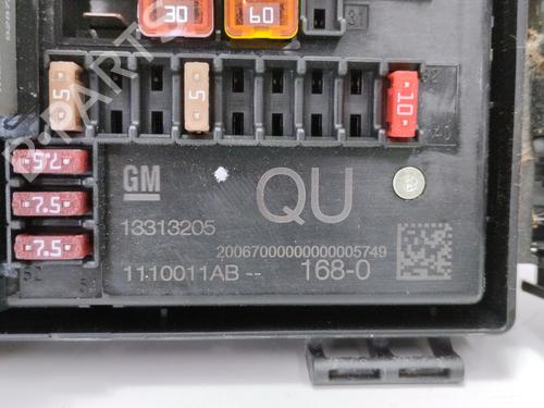 Fuse box OPEL ASTRA J (P10)  | BP12792757E1 
