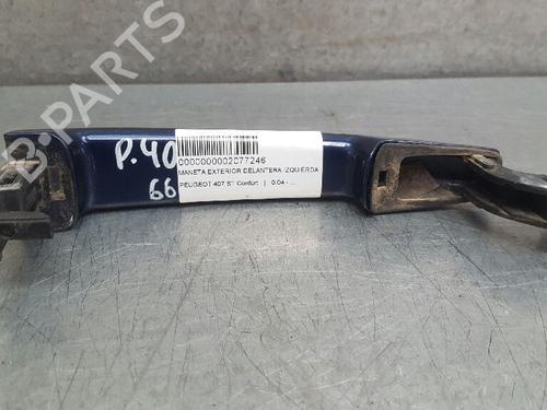 Front left exterior door handle PEUGEOT 407 (6D_) 2.0 (6DRFNB, 6DRFNE) | BP12739342C128 