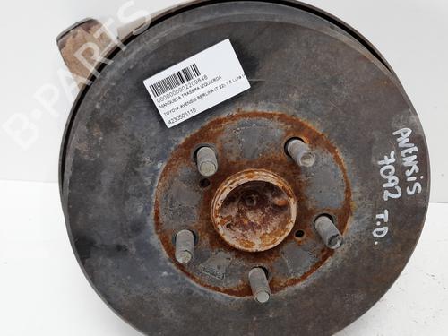 Used Left rear steering knuckle TOYOTA AVENSIS (_T22_) 1.6 VVT-i (ZZT220_, ZZT220R) (110 hp) 12747585