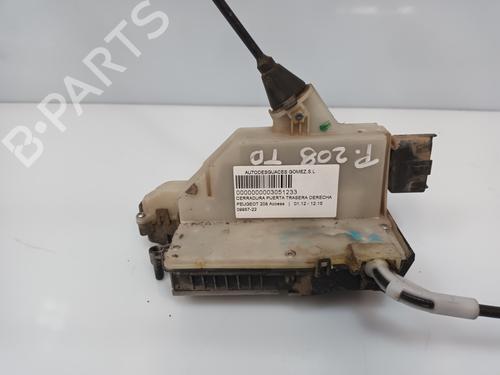 Rear right lock PEUGEOT 208 I (CA_, CC_) 1.4 HDi | BP18118197C99 