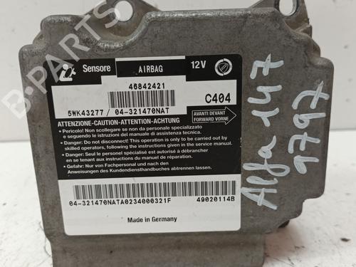 Kollisjonspute styreenhet ALFA ROMEO 147 (937_) 1.9 JTDM (937.AXD1A, 937.AXV1A, 937.BXB1A) (115 hp) 15238713