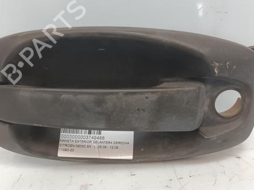 Used Front right exterior door handle CITROËN NEMO Box Body/MPV (AA_) 1.4 HDi (68 hp) 20110844