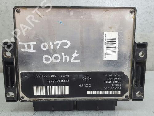 Engine control unit (ECU) RENAULT CLIO II (BB_, CB_) 1.9 D (B/CB0E, BB0J) | BP12750608M57 