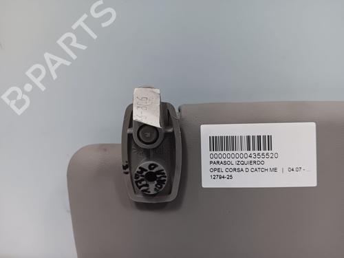 Left sun visor OPEL CORSA D (S07) | BP35783121I1 - Image 3