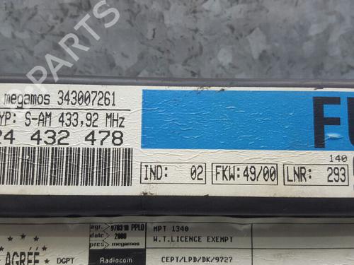 Comfort control module OPEL ZAFIRA A MPV (T98) 1.8 16V (F75) | BP12715575M56 