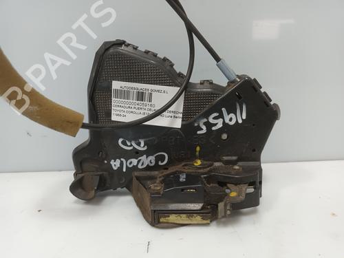 Used Front right lock TOYOTA COROLLA (_E12_) 2.0 D-4D (CDE120R, CDE120L_) (110 hp) 26185525