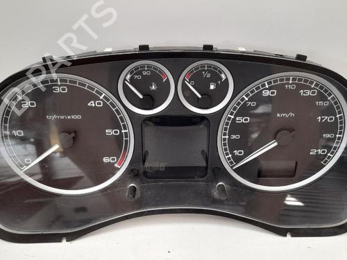 Used Instrument cluster PEUGEOT 307 Break (3E) 2.0 HDI 110 (107 hp) 12772558