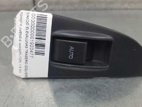 Used Left rear window switch Left rear window switch TOYOTA AVENSIS Estate (_T25_) 1.8 VVT-i (ZZT251_, ZZT251R) (129 hp) 12729483 12729483