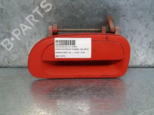 Rear left exterior door handle DAEWOO NEXIA 1.5 (08, 68) (75 hp) 12697321