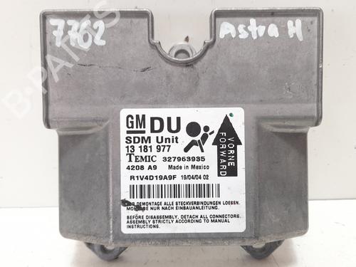 Used ECU airbags OPEL ASTRA H (A04) 1.7 CDTI (L48) (80 hp) 12754230