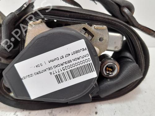 Used Front left seatbelt PEUGEOT 407 (6D_) 2.0 (6DRFNB, 6DRFNE) (136 hp) 12760353
