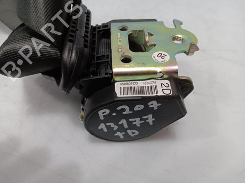 Rear right seatbelt PEUGEOT 207 (WA_, WC_) | BP31143902I28