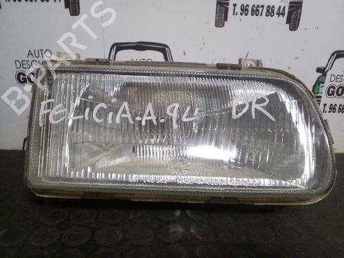 Right headlight SKODA FELICIA I (6U1) 1.3 (54 hp) 12814564