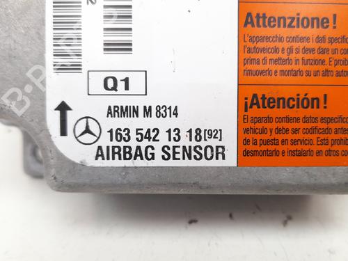 ECU airbags MERCEDES-BENZ M-CLASS (W163) ML 320 (163.154) | BP12742910M53 