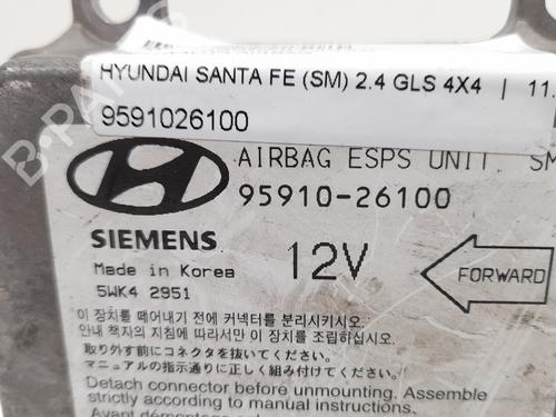 ECU airbags HYUNDAI SANTA FÉ I (SM) 2.4 16V 4x4 | BP12814789M53 