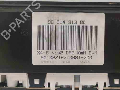 Instrument cluster CITROËN C5 I (DC_) 2.0 HDi (DCRHZB, DCRHZE) | BP32371603C47