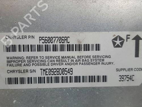 ECU airbags JEEP CHEROKEE (XJ) 4.0 i | BP12814172M53 