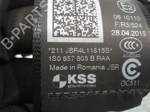 Rear left seatbelt SKODA CITIGO (NF1) 1.0 | BP12800412I29 