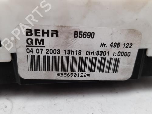 Climate control OPEL ZAFIRA A MPV (T98) 1.8 16V (F75) | BP12775496I5 
